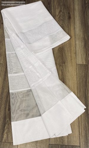 Bordás, fehér, 150x175 cm