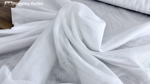 Méteráru, Viktória, fehér ezüst fém szálas, 290 cm