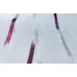 Méteráru, Voile, parketta fehér alapon bordo, 280 cm