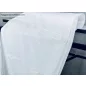Méteráru, Voile, Pipa,fehér alapon zöld, 280 cm