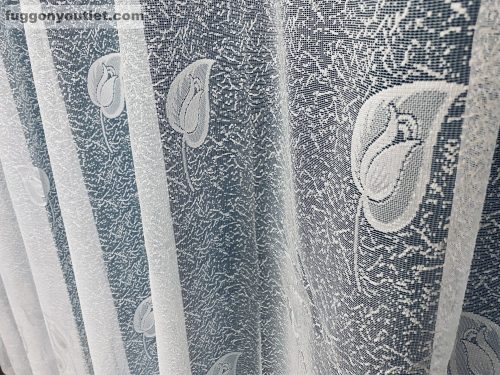 Tulipánlevél, fehér, 300x155 cm