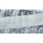 Görög minta, fehér alapon fekete, 500x250 cm
