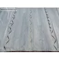 Voile, Roshan, fehér alapon barna és arany, 300x155 cm