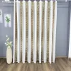 Voile, Hellas, fehér alapon barna és arany, 500x155cm