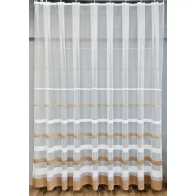Marbella, fehér alapon barna 300x220 cm