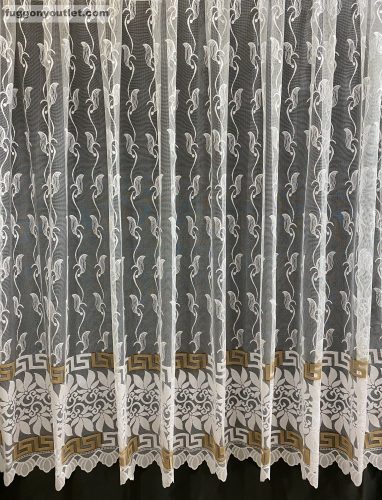 Görög minta, fehér alapon barna, 300x155 cm