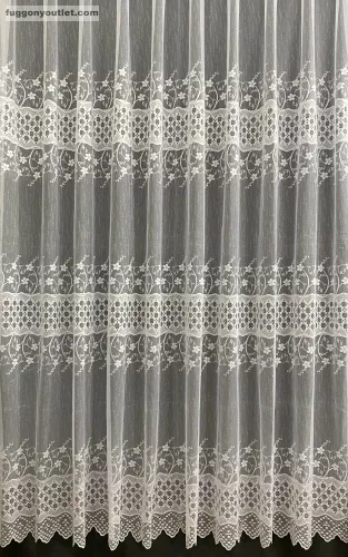 Rombusz, fehér, 300x155 cm