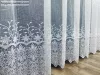 Csillagbordűr, fehér, 400x175 cm