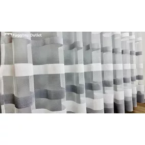 Marbella, fehér alapon szürke 300x250 cm