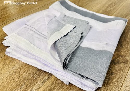 Marbella, fehér alapon szürke 500x280 cm