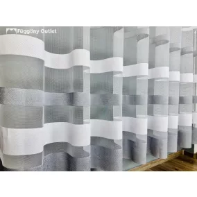 Marbella, fehér alapon szürke 500x175 cm