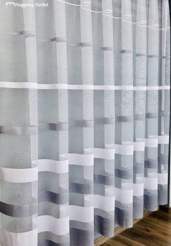 Marbella, fehér alapon szürke 300x175 cm