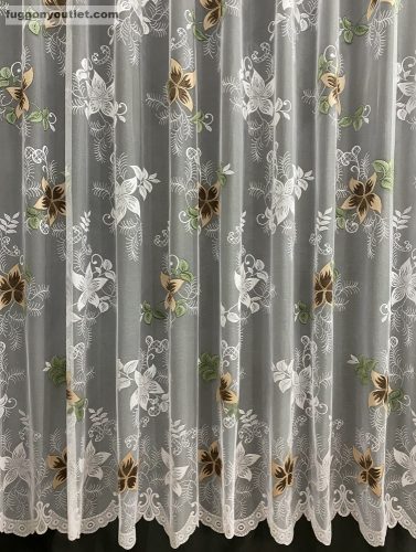 Csillaglevél, barna, 300x250 cm