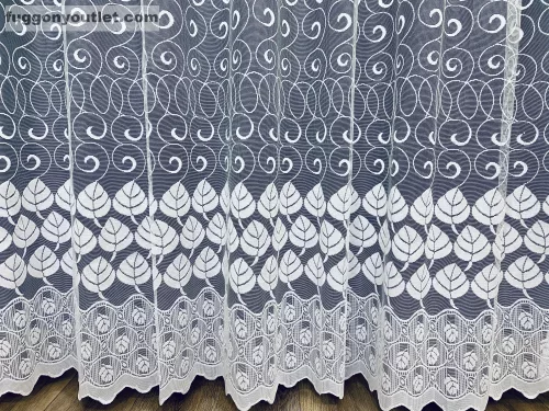 Karikalevél, fehér, 300x250 cm