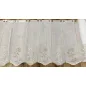 Méteráru, Vitrázs Függöny, voile, hímzett , 60 cm