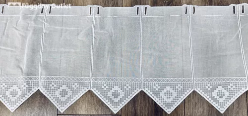 Méteráru, Vitrázs, hímzett Voile, 35 cm