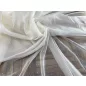 Méteráru, Voile, Hópehely, krém, 280 cm