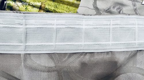 Sötétítő, Kacskaringó, Selyem Galamb szürke, 140x250 cm, 2db-os csomag