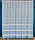 Marbella, fehér alapon kék, 300x250 cm