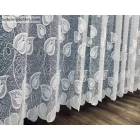 Tulipánlevél, fehér, 400x175 cm
