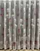 Rózsaszál, fehér alapon Pink, 300x175 cm