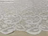 Méteráru, Vitrázs Függöny, Zsakar, Indalevél fehér, 70 cm 