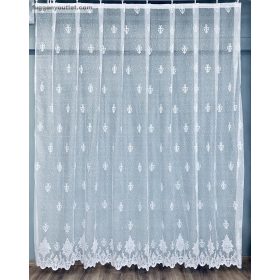 Barok, fehér, 300x155 cm