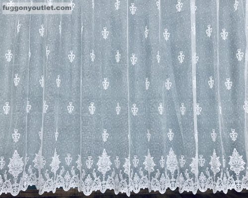 Barok, fehér, 300x250 cm