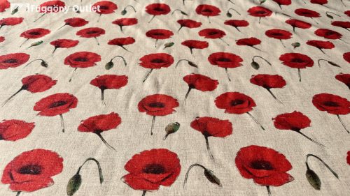 Méteráru, len vászon, dekor anyag, 160 cm 