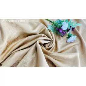 Méteráru, Jacquard, asztalterítő anyag, arany, 320 cm 
