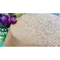 Méteráru, Jacquard, asztalterítő anyag, arany, 320 cm 