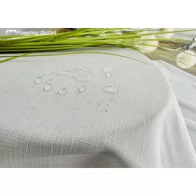 Méteráru, teflonos, asztalterítő anyag, fehér 160 cm 