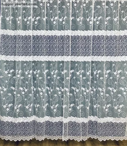 Háló levél, fehér, 500x250 cm