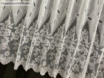   Készre vart függöny regcsatos fehér színű 500 cm szeles 200 cm magas