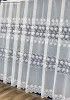 3 Sor Csipke minta, fehér, 400 x175 cm