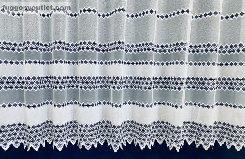 Rombusz, fehér, 400x200 cm