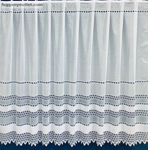 Rombusz, fehér, 400x200 cm