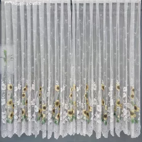 Pipacsvirág, fehér alapon barna, 300x175 cm