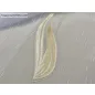 Voile, Seda, fehér alapon arany, 300x260 cm 