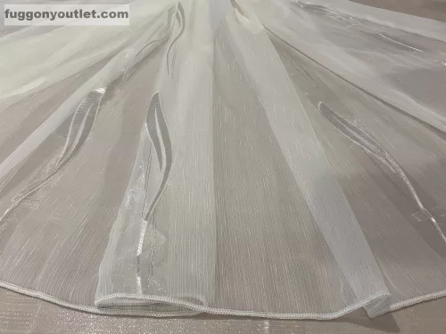 Voile, Seda, krém alapon krém, 300x260 cm 