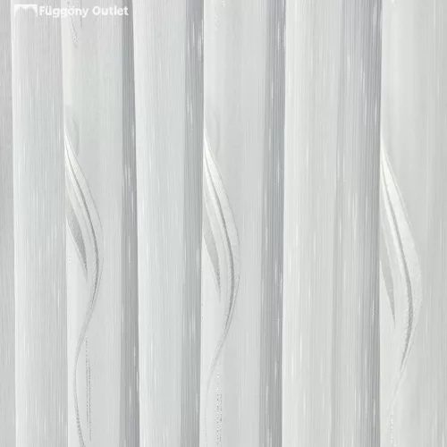 Seda, fehér alapon szürke, 500x155cm