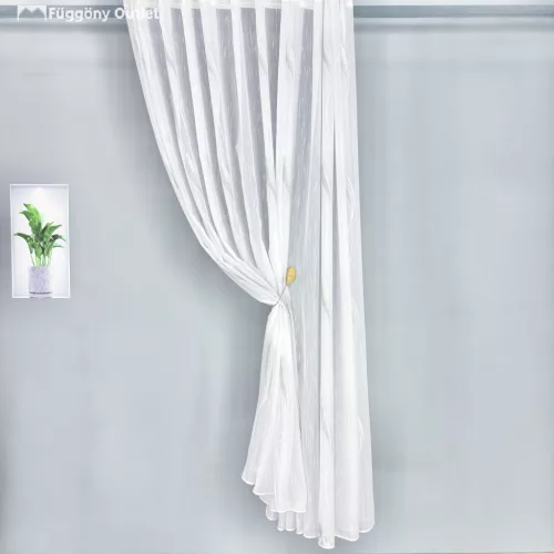 Seda, fehér alapon szürke, 500x155cm