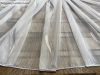 Voile, Seda, fehér alapon szürke, 300x160 cm