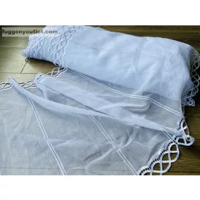 Méteráru, Vitrázs Függöny, Voile, csipkés, 60 cm