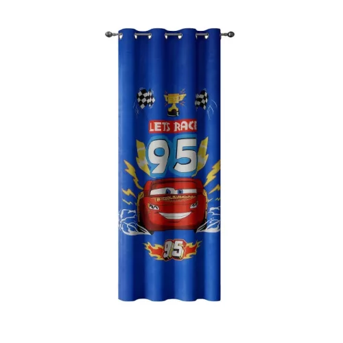 Disney, Cars, Let's Race 95, 100% pamut, 140x250 cm