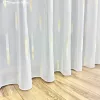 Voile, Parketta, fehér alapon arany, 300x180 cm 