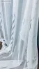 Voile, Azra, fehér alapon szürke, 500x210 cm 