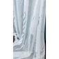 Voile, Azra, fehér alapon szürke, 500x210 cm 