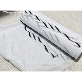 Méteráru, Azra, Voile, fehèr alapon fekete, 280 cm 