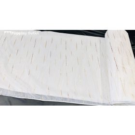 Méteráru, Pálcikás, Voile, krém alapon bronz, 280 cm 